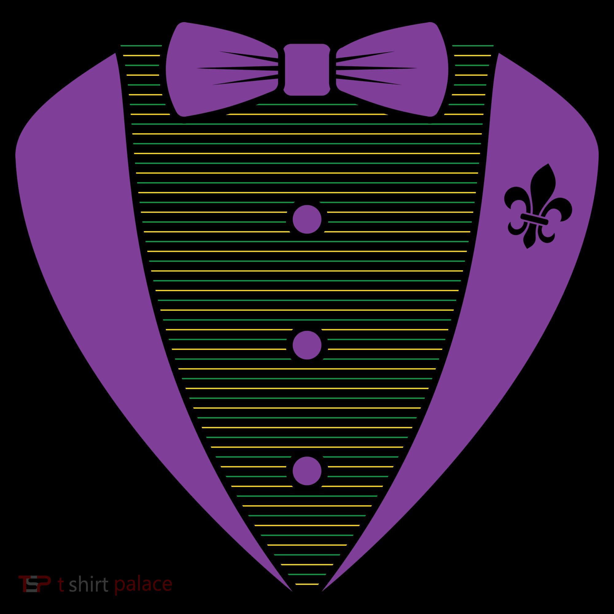 Mardi Gras Party Tuxedo Women's Tank Top