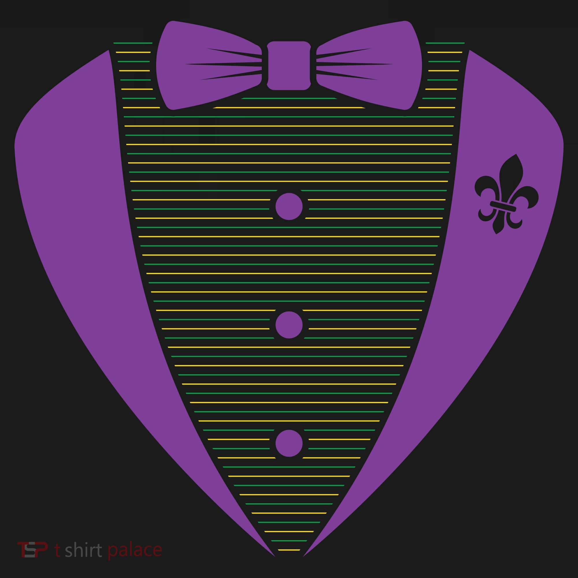 Mardi Gras Party Tuxedo Tank Top