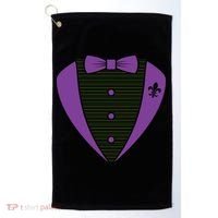 Mardi Gras Party Tuxedo Golf Towel thumb 0