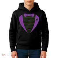Mardi Gras Party Tuxedo Kids Hoodie thumb 4
