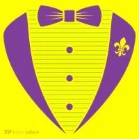Mardi Gras Party Tuxedo Long Sleeve Shirt thumb 2