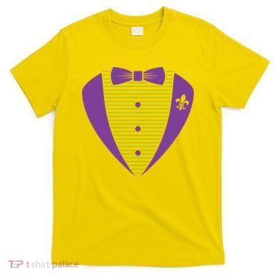 Mardi Gras Party Tuxedo T-Shirt