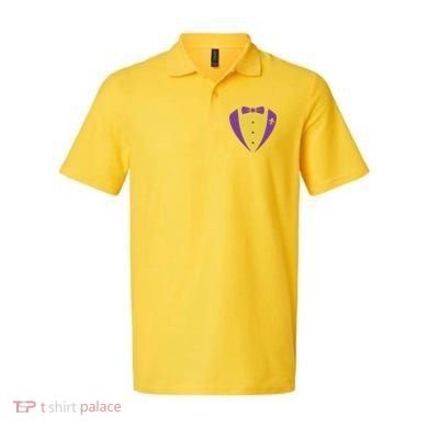 Mardi Gras Party Tuxedo Polo