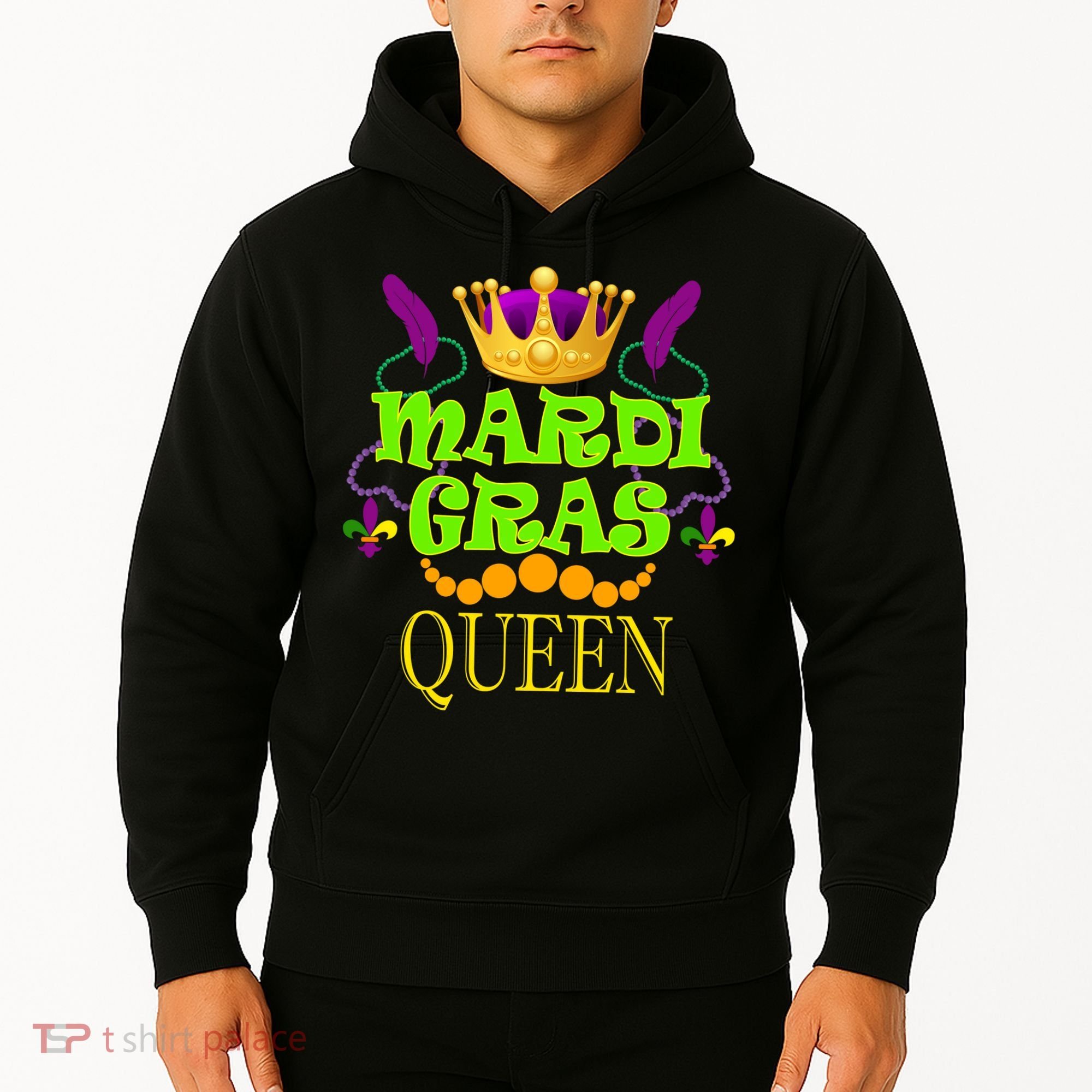 Mardi Gras Queen Hoodie