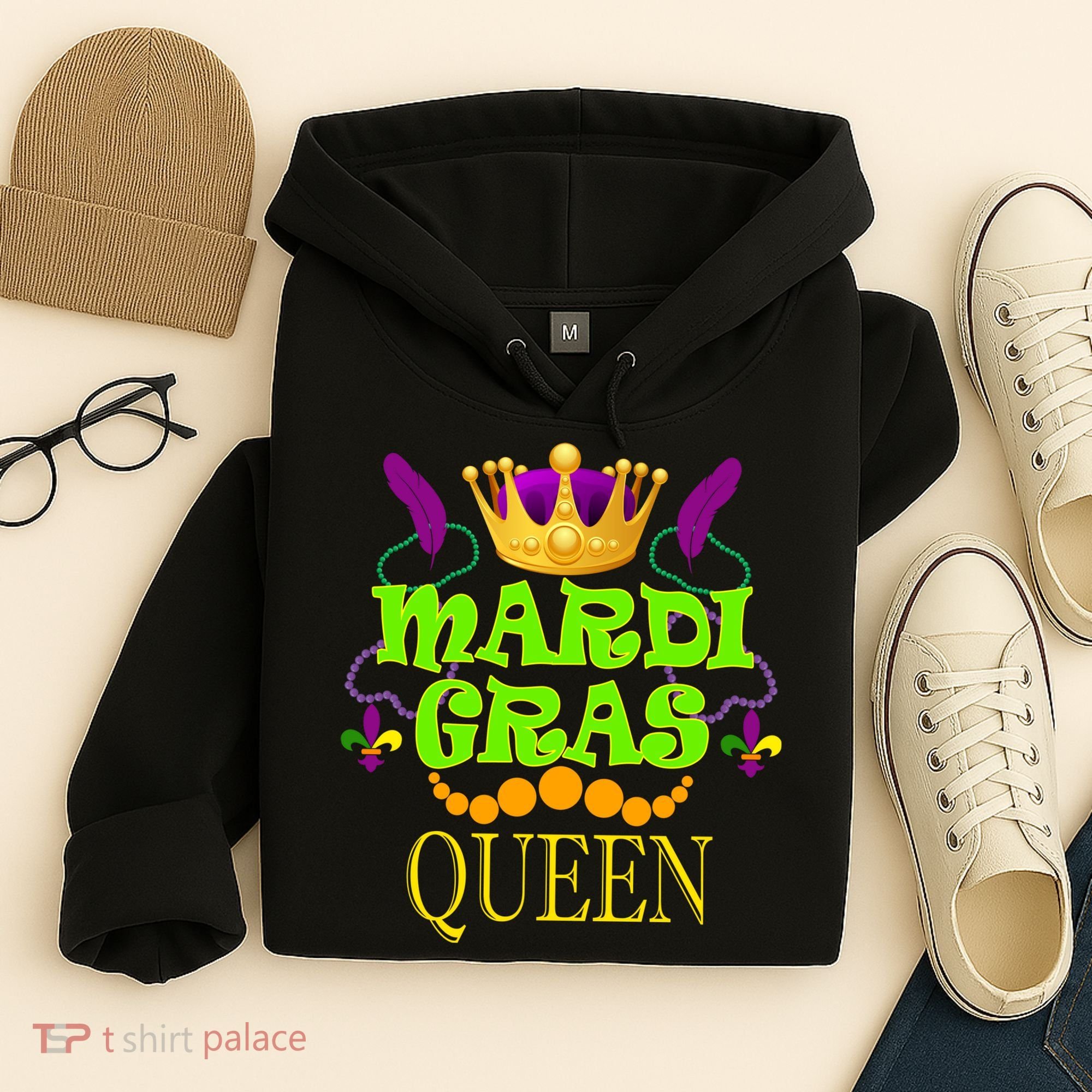 Mardi Gras Queen Hoodie
