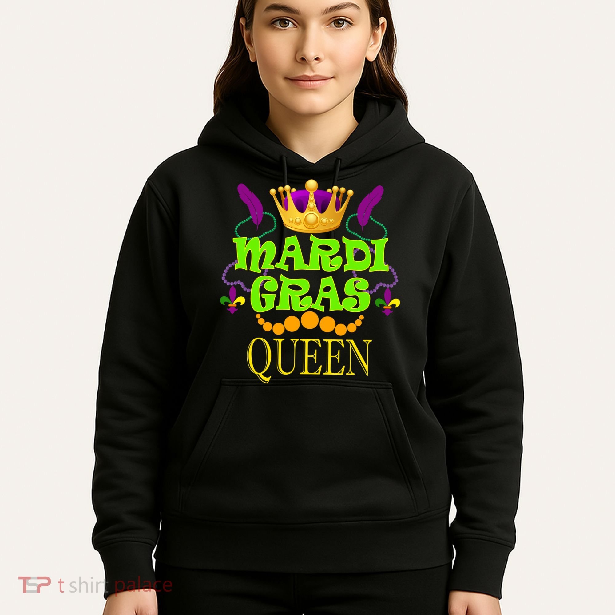 Mardi Gras Queen Hoodie