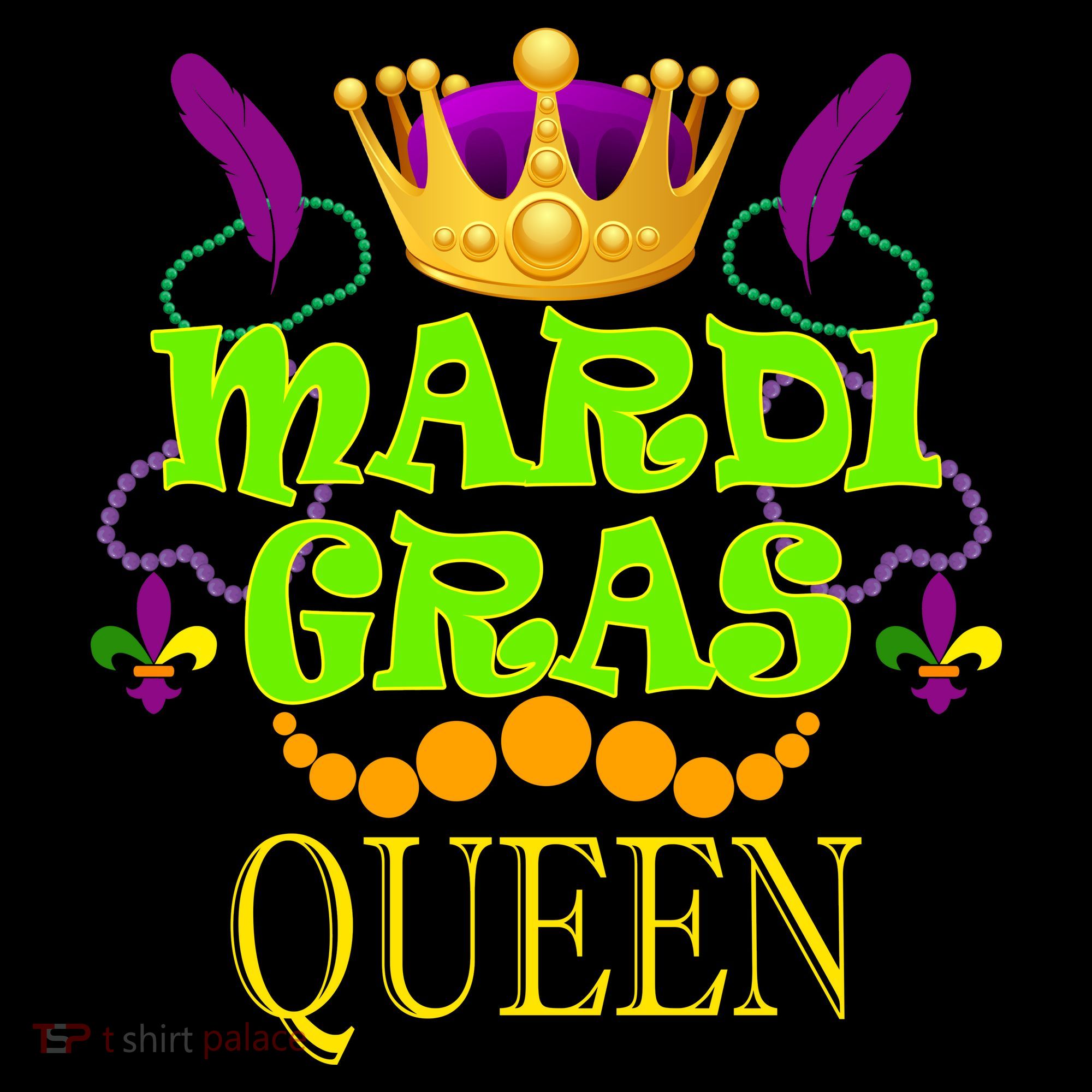 Mardi Gras Queen Hoodie