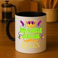 Mardi Gras Queen Coffee Mug thumb 4