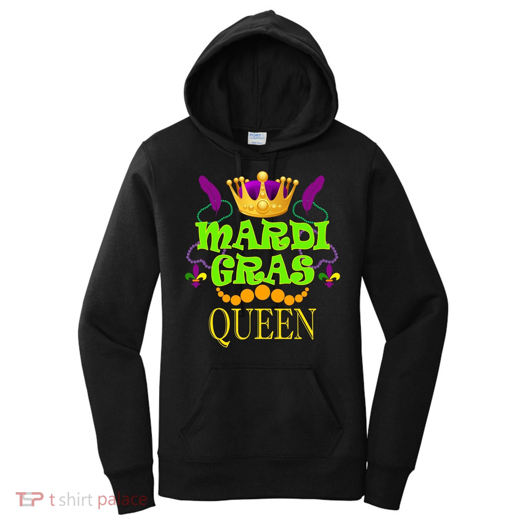 Mardi Gras Queen Women's Hoodie