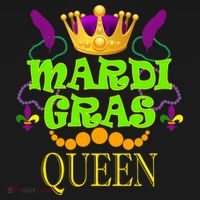 Mardi Gras Queen Mousepad thumb 1