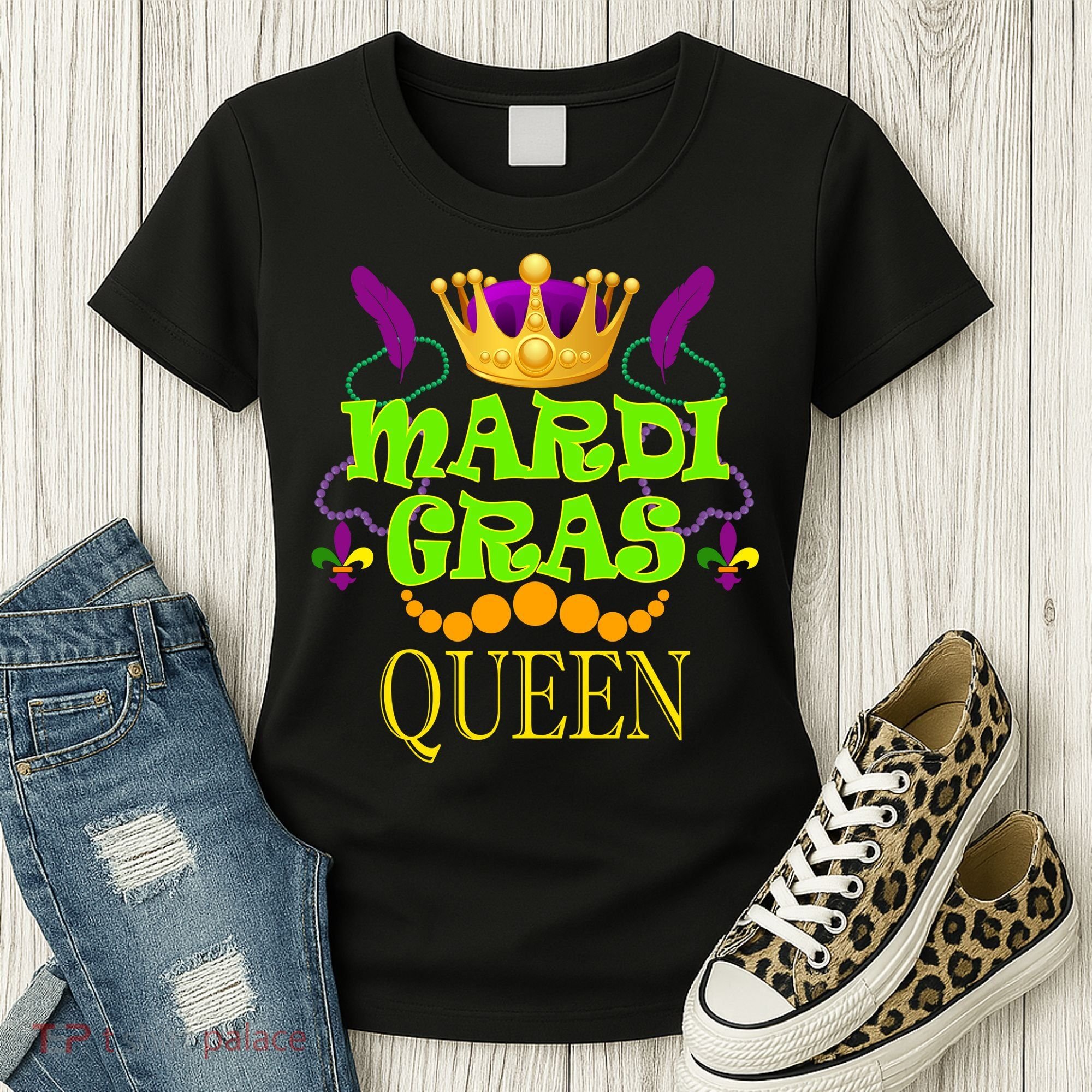 Mardi Gras Queen Women's T-Shirt