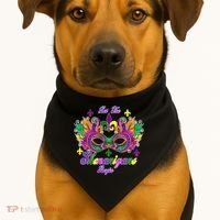 Mardi Gras Shenanigans USA-Made Doggie Bandana thumb 1