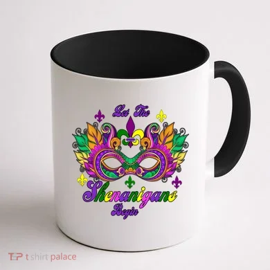 Mardi Gras Shenanigans Coffee Mug back