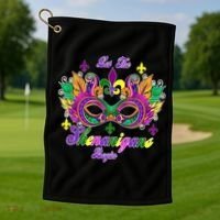 Mardi Gras Shenanigans Golf Towel thumb 1