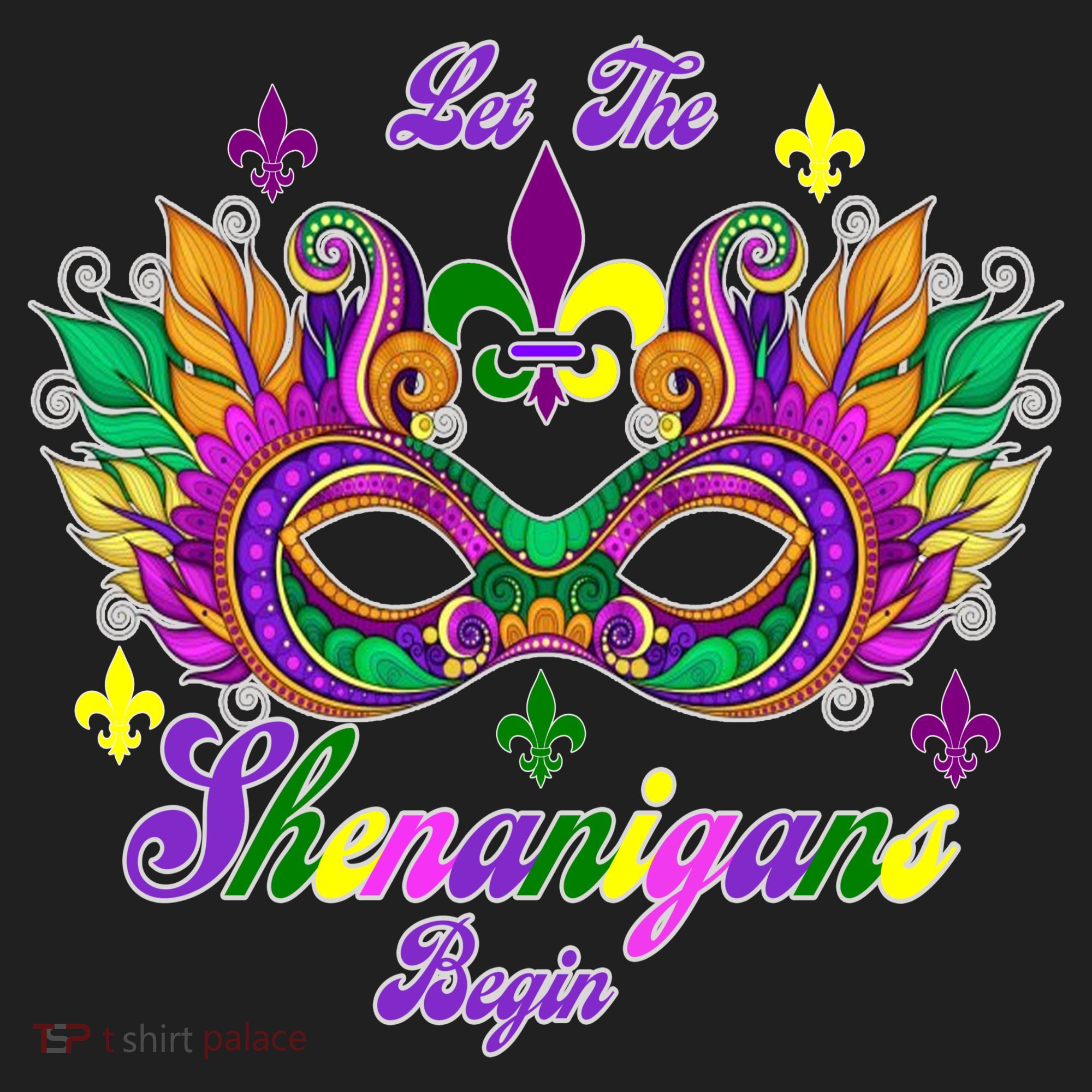 Mardi Gras Shenanigans Golf Towel
