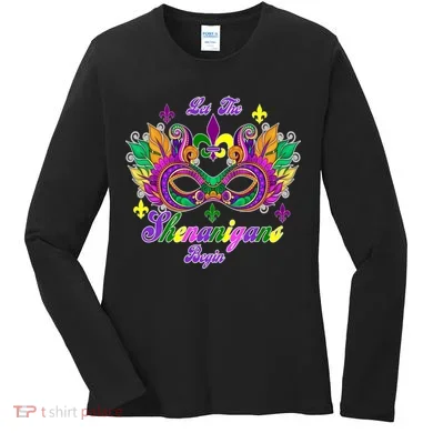 Mardi Gras Shenanigans Women's Long Sleeve Shirt