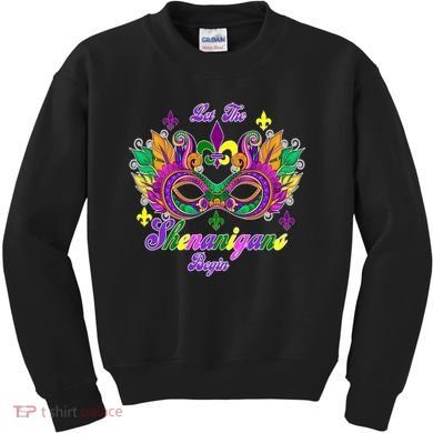 Mardi Gras Shenanigans Kids Sweatshirt
