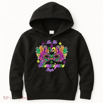 Mardi Gras Shenanigans Kids Hoodie