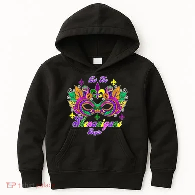 Mardi Gras Shenanigans Kids Hoodie
