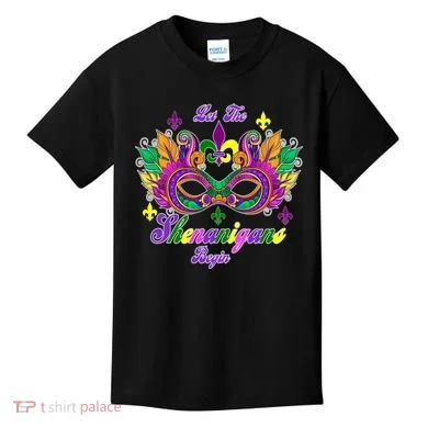 Mardi Gras Shenanigans Kids T-Shirt