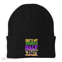 Mardi Gras She's My Drunker Half Beanie thumb 0