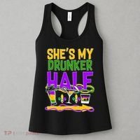 Mardi Gras She's My Drunker Half Women's Tank Top thumb 3