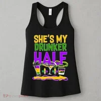Mardi Gras She's My Drunker Half Women's Tank Top thumb 3