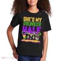 Mardi Gras She's My Drunker Half Kids T-Shirt thumb 2