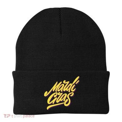 Mardi Gras Simple Style Beanie