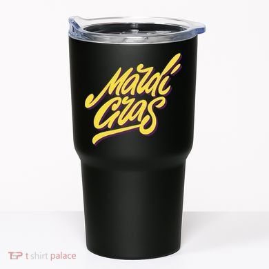 Mardi Gras Simple Style Tumbler