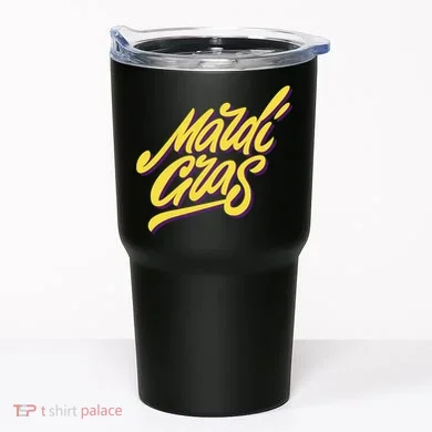 Mardi Gras Simple Style Tumbler