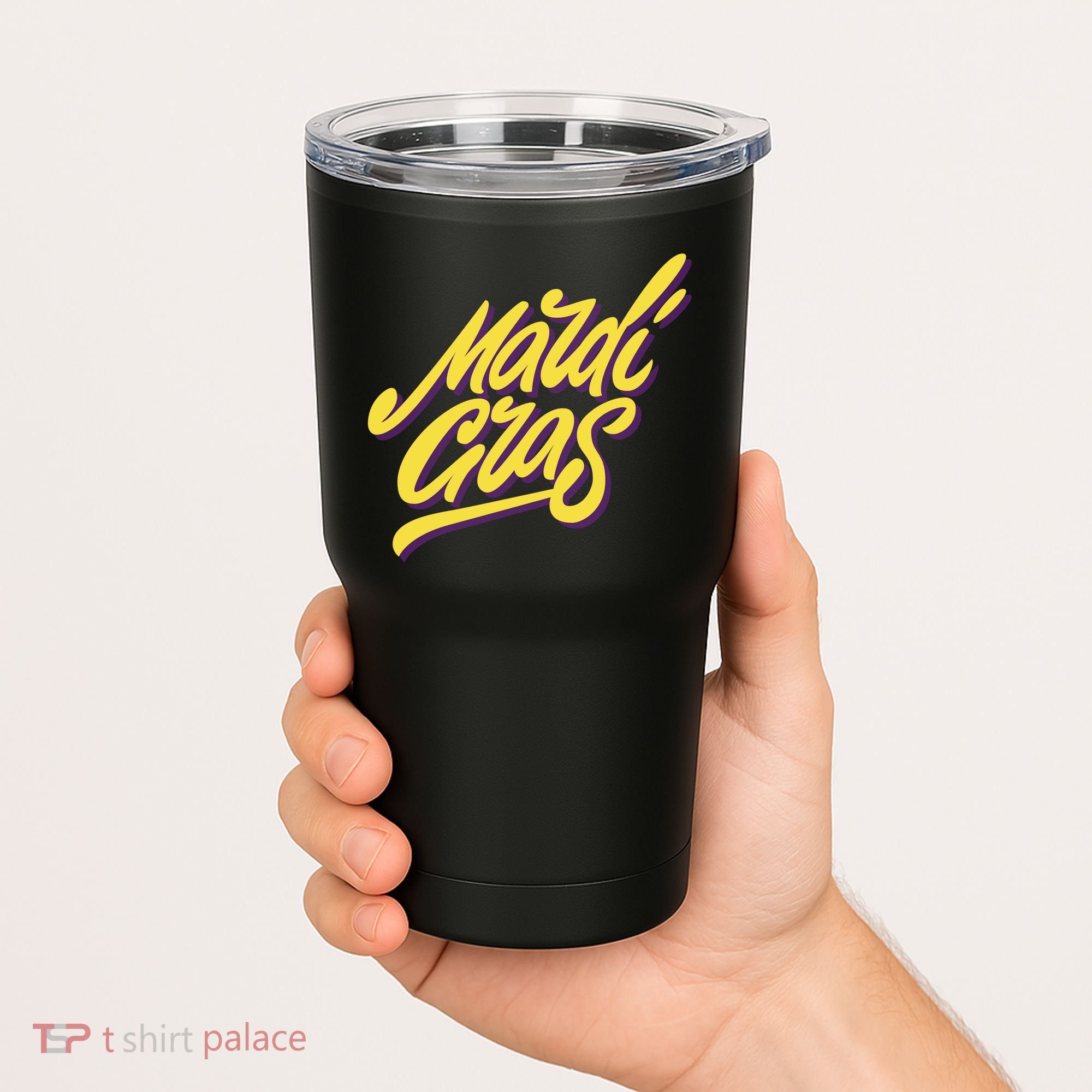 Mardi Gras Simple Style Tumbler