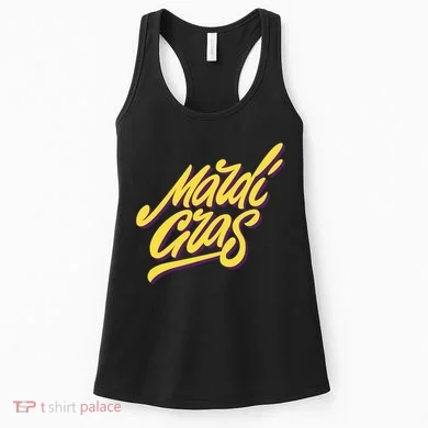 Mardi Gras Simple Style Women's Tank Top