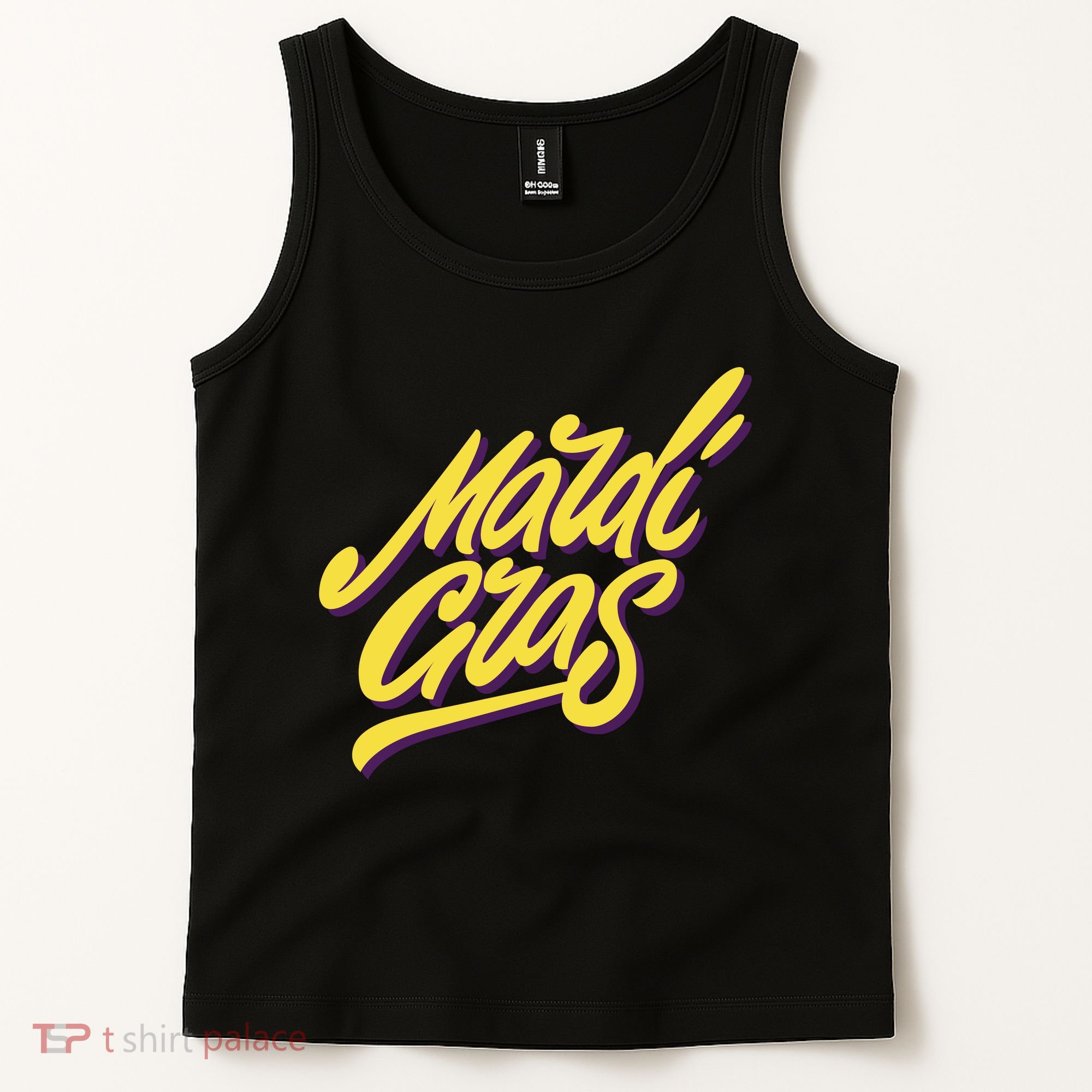 Mardi Gras Simple Style Tank Top