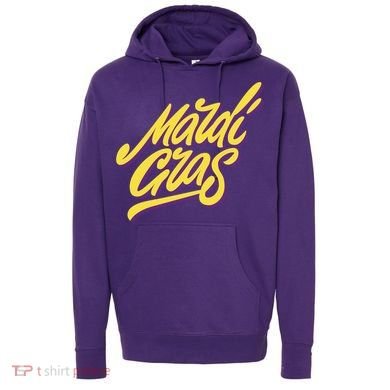 Mardi Gras Simple Style Hoodie