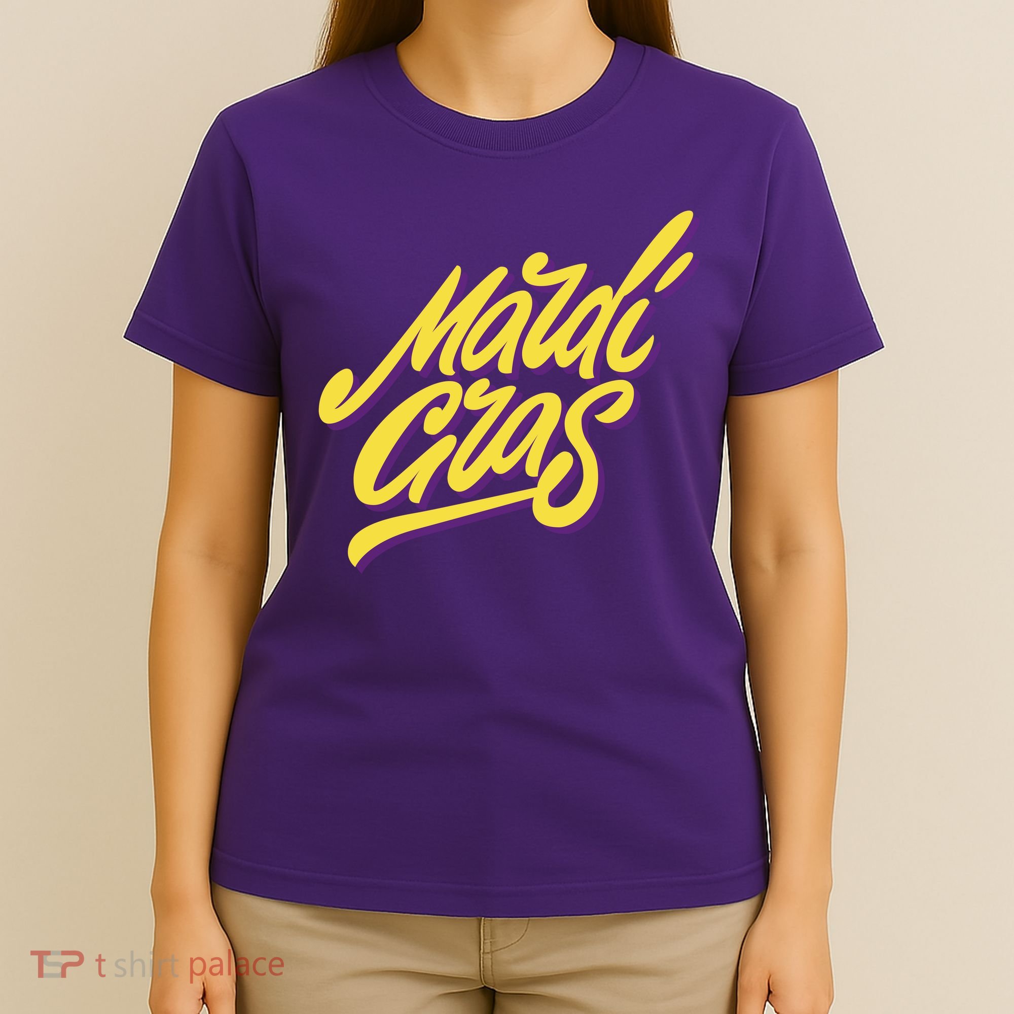 Mardi Gras Simple Style T-Shirt
