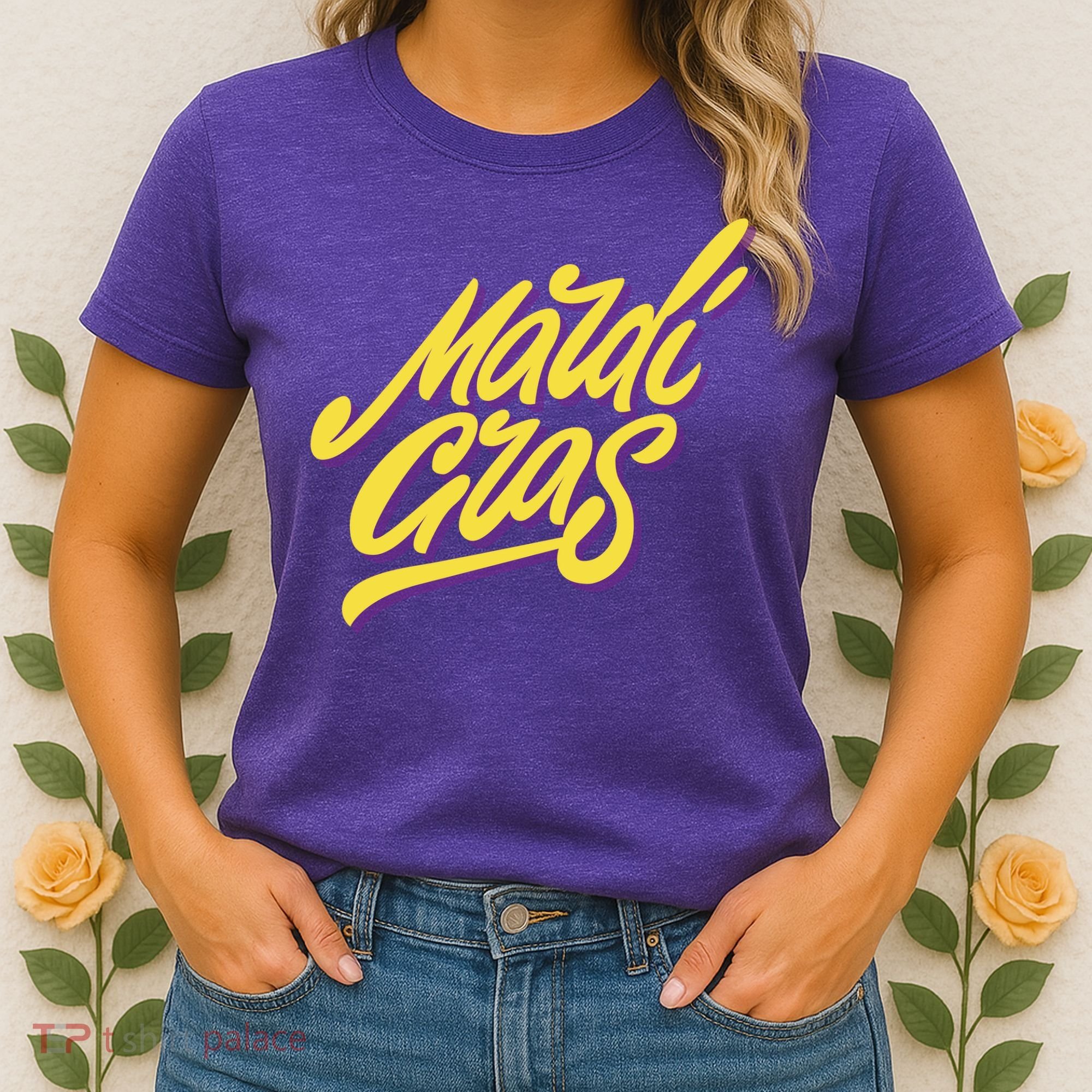 Mardi Gras Simple Style Women's T-Shirt