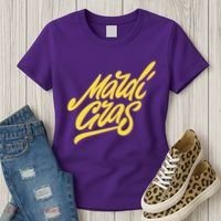 Mardi Gras Simple Style Women's T-Shirt thumb 3