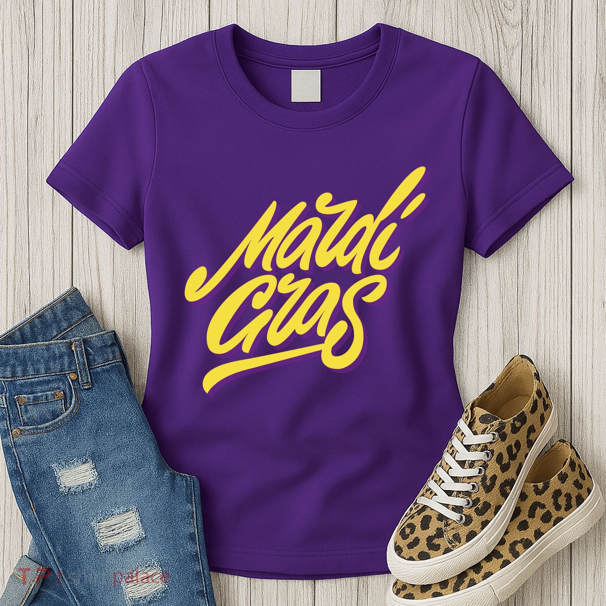 Mardi Gras Simple Style Women's T-Shirt