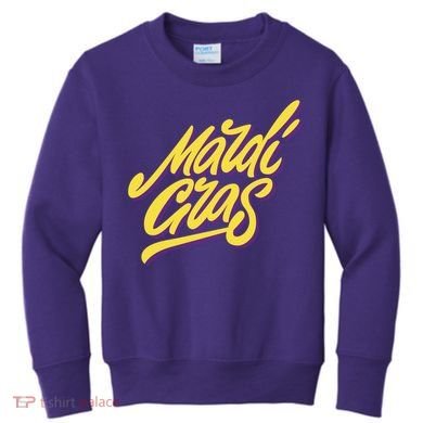 Mardi Gras Simple Style Kids Sweatshirt