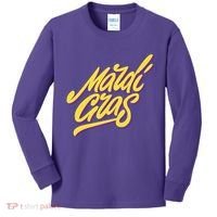 Mardi Gras Simple Style Kids Long Sleeve Shirt thumb 0