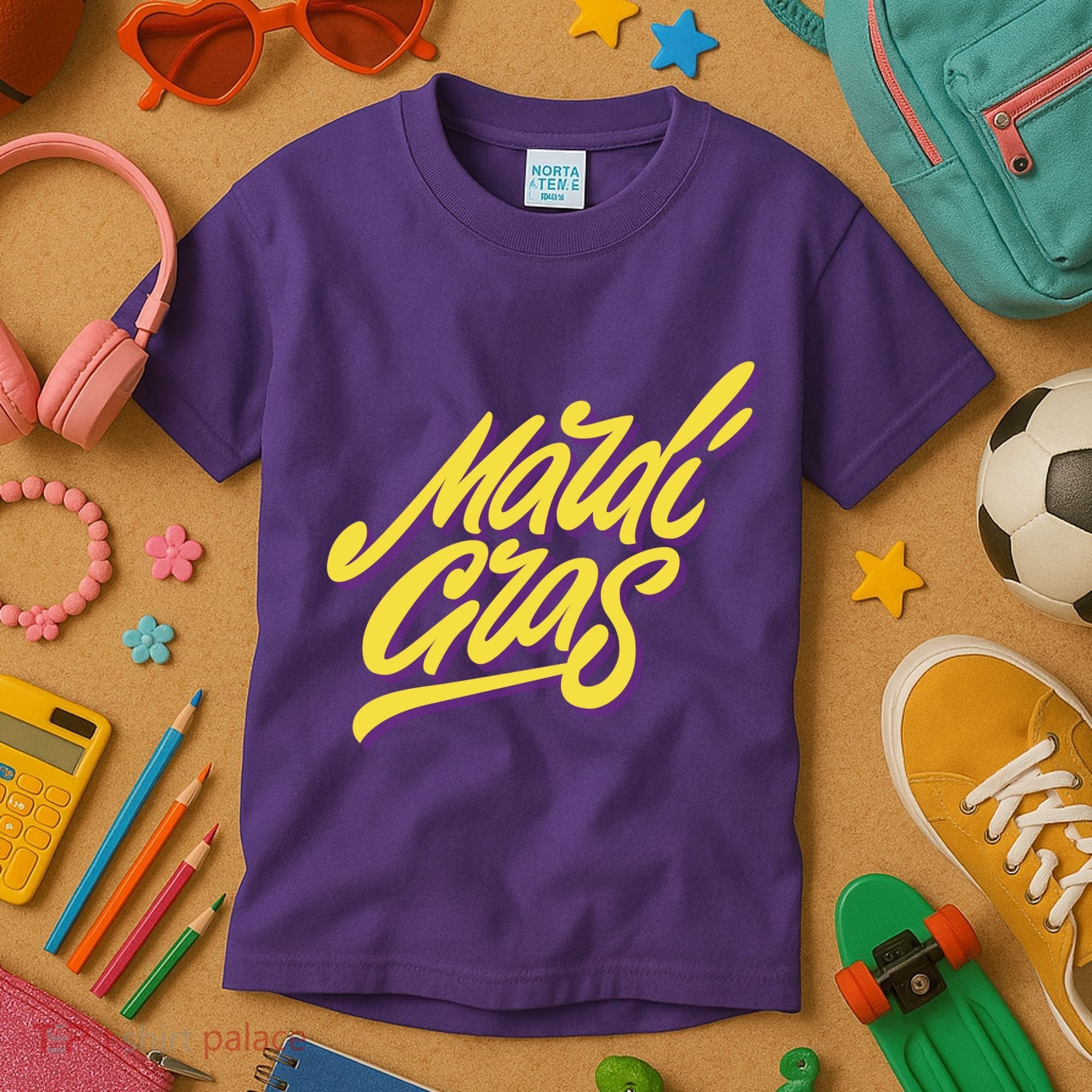 Mardi Gras Simple Style Kids T-Shirt