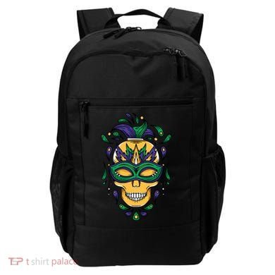 Mardi Gras Skull Mask  Backpack