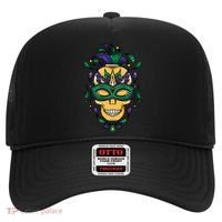 Mardi Gras Skull Mask  Hat thumb 0