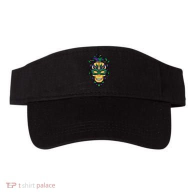 Mardi Gras Skull Mask  Visor