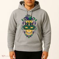 Mardi Gras Skull Mask  Hoodie thumb 2