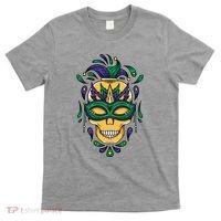 Mardi Gras Skull Mask  T-Shirt thumb 0