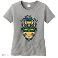 Mardi Gras Skull Mask  Women's T-Shirt thumb 0