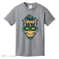 Mardi Gras Skull Mask  Kids T-Shirt thumb 0