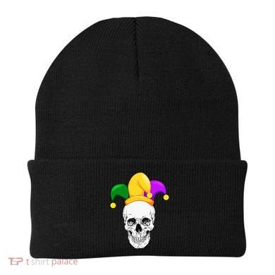 Mardi Gras Skull Parade Jester Beanie